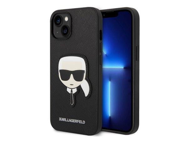 قاب چرمی آیفون 14 پلاس طرح کارل CG Mobile iphone 14 Plus Karl Lagerfeld Leather Case